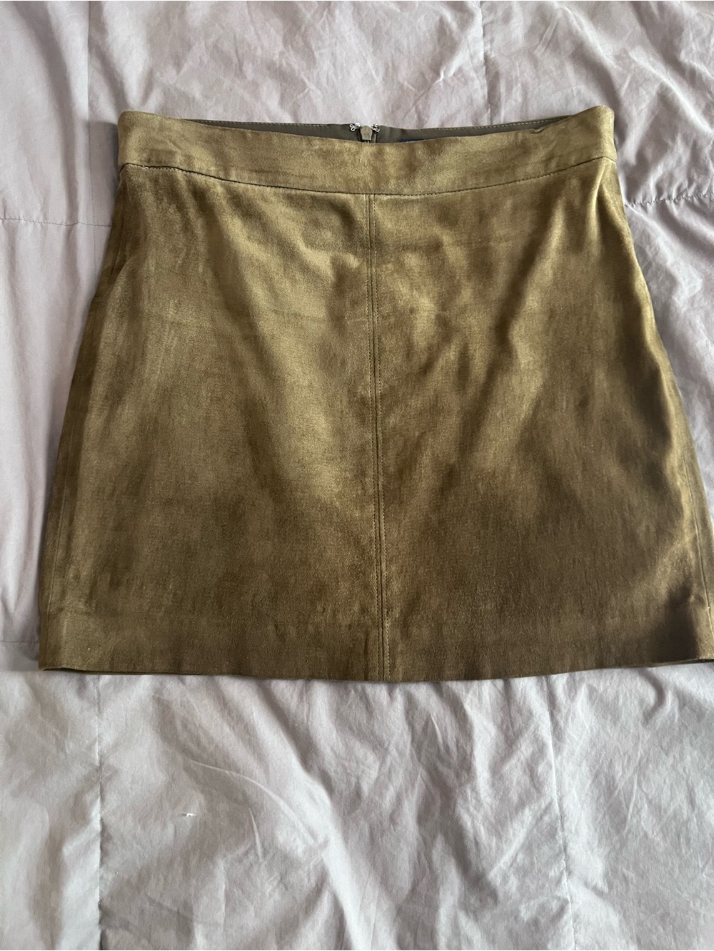 ❤️Polo by Ralph Lauren Olive Suede Mini Skirt